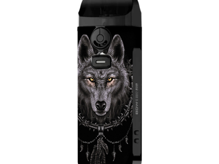 Wolf Dreamcatcher Back White | Skin For Smok Nord 4 Hot on Sale