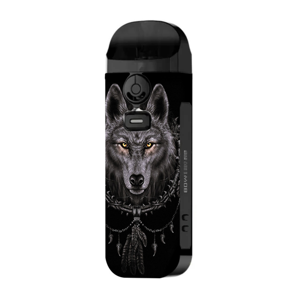 Wolf Dreamcatcher Back White | Skin For Smok Nord 4 Hot on Sale