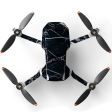 Black Marble Granite White | Skin For DJI Mavic Mini 2 Supply