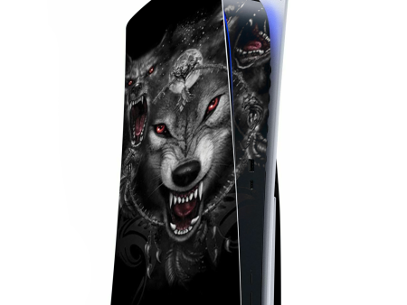 Angry Wolves Pack Howling | Skin For Playstation 5 Console Online