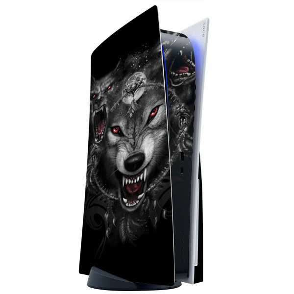 Angry Wolves Pack Howling | Skin For Playstation 5 Console Online