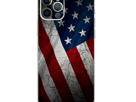 American Flag Distressed Wave | Skin For Apple iPhone 12 Pro Max For Discount