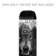 Angry Wolf Growling Mountains | Skin For Smok Nord X For Cheap