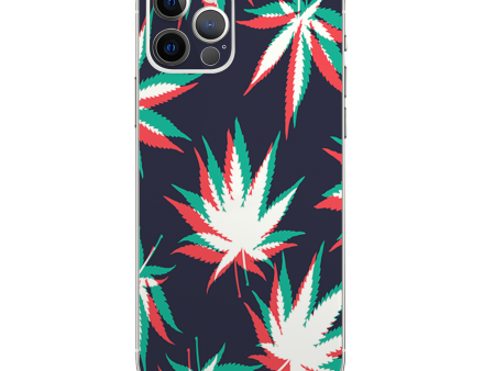 3D Holographic Weed Pot Leaf | Skin For Apple iPhone 12 Pro Max Discount