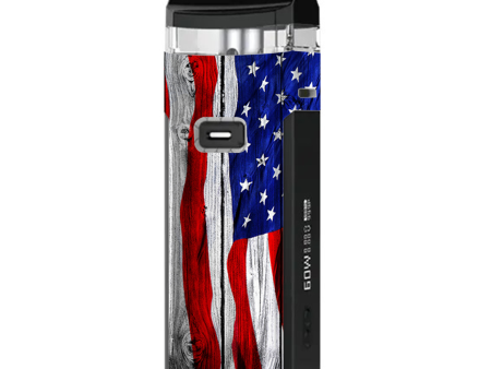 American Flag On Wood | Skin For Smok Nord X Discount