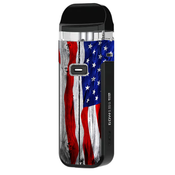 American Flag On Wood | Skin For Smok Nord X Discount