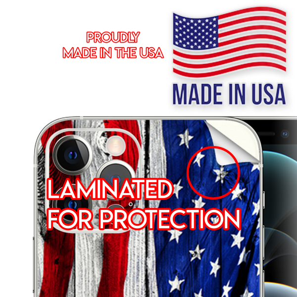 American Flag On Wood | Skin For Apple iPhone 12 Pro For Cheap