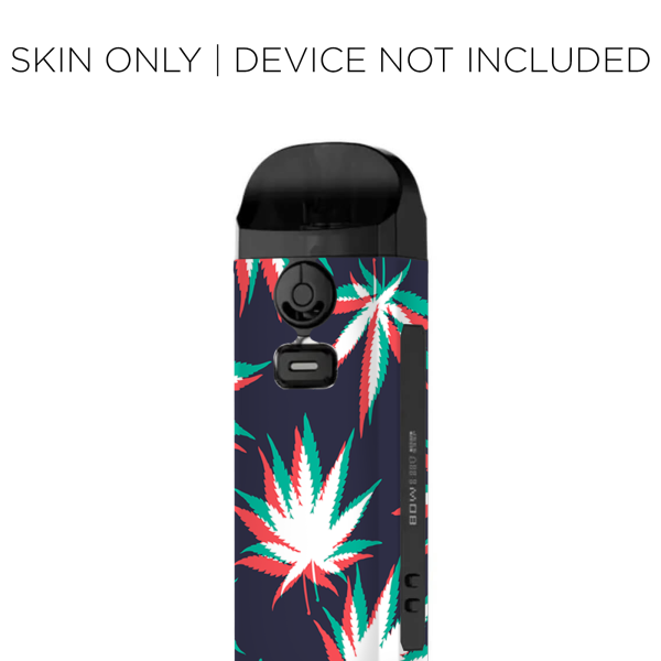 3D Holographic Weed Pot Leaf | Skin For Smok Nord 4 Fashion