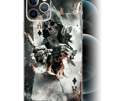 Ace Diamonds Grim Reeper Skull | Skin For Apple iPhone 12 Pro For Sale