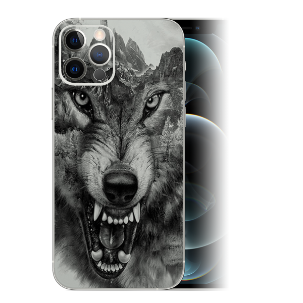 Angry Wolf Growling Mountains | Skin For Apple iPhone 12 Pro Discount