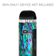 Abalone Ripples Green Blue Purple | Skin For Smok Nord X For Sale