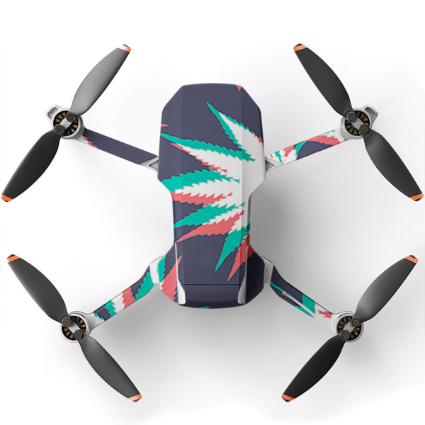 3D Holographic Weed Pot Leaf | Skin For DJI Mavic Mini 2 Supply