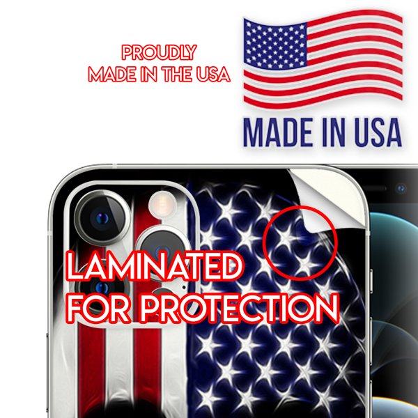 American Skull Flag In Skull | Skin For Apple iPhone 12 Pro Online now