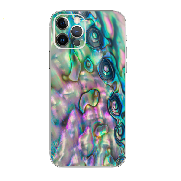 Abalone Shell Pink Green Blue Opal | Skin For Apple iPhone 12 Pro Max Fashion