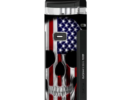 American Skull Flag In Skull | Skin For Smok Nord X Online Sale