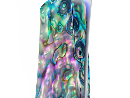 Abalone Shell Pink Green Blue Opal | Skin For Playstation 5 Console For Sale