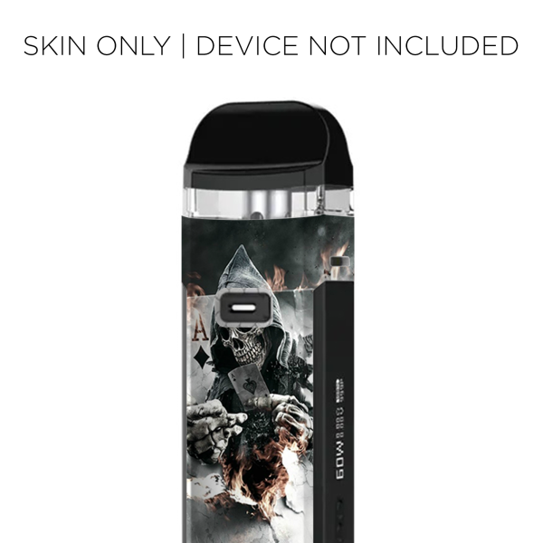 Ace Diamonds Grim Reeper Skull | Skin For Smok Nord X For Sale