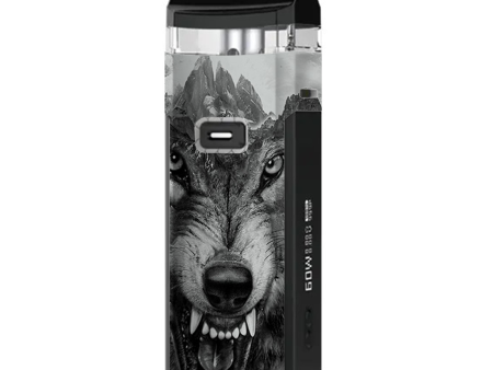 Angry Wolf Growling Mountains | Skin For Smok Nord X For Cheap