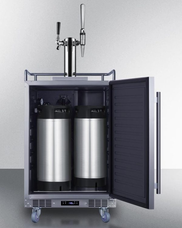 24  Wide Built-in Cold Brew nitro Coffee Kegerator on Sale